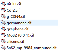 10000个晶体结构CIF文件：MOF、MXenes、催化、电池、二维材料、钙钛矿、金属、纳米管等！