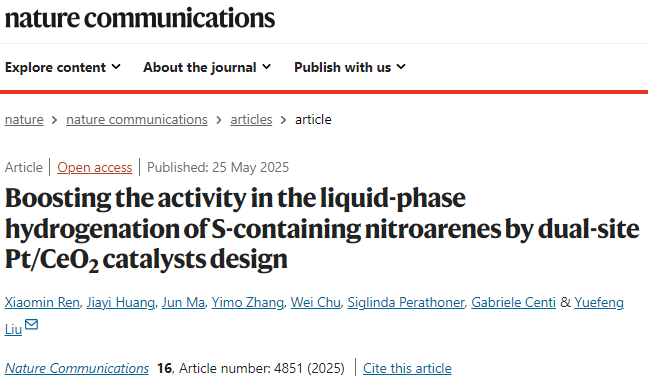 >99%！中科院大连化物所刘岳峰，最新Nature子刊！