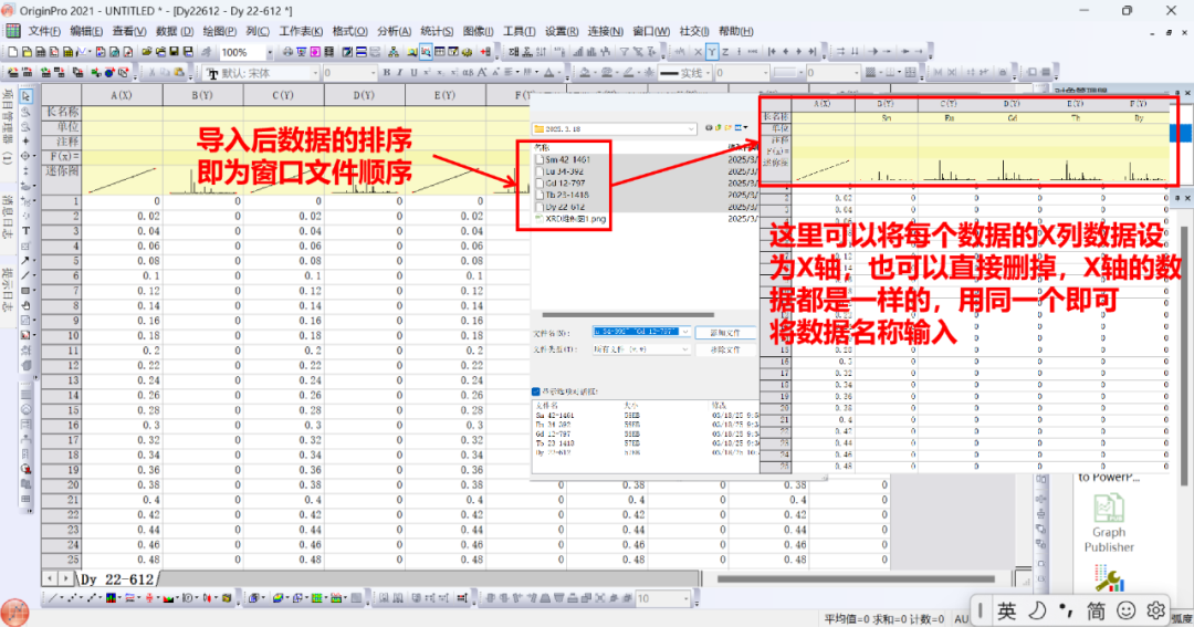 绘制XRD数据堆积图，给曲线增加断点