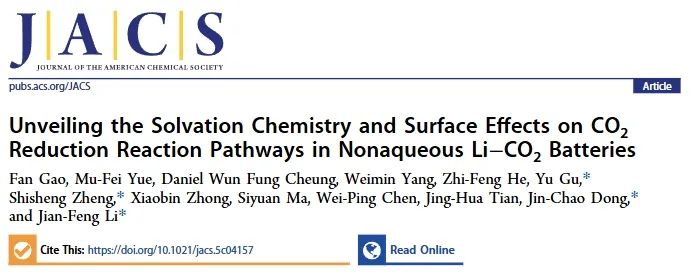 厦门大学，发表JACS！