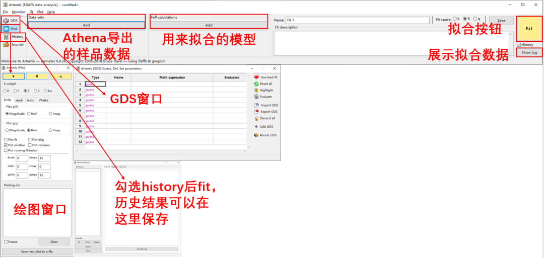 Artemis进行EXAFS拟合的基本操作