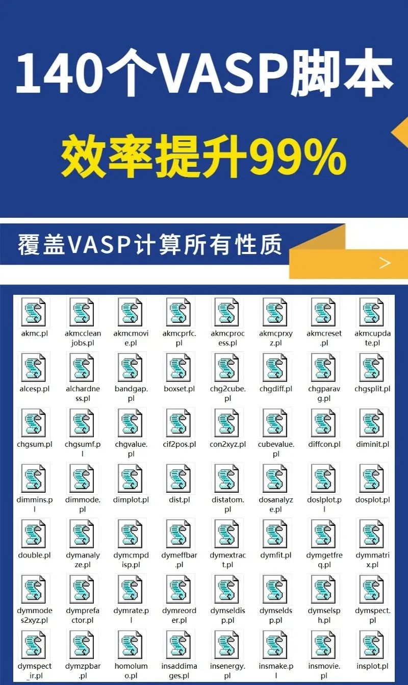 VASP脚本使用手册 | 获取力和能量收敛趋势、一键续算功能