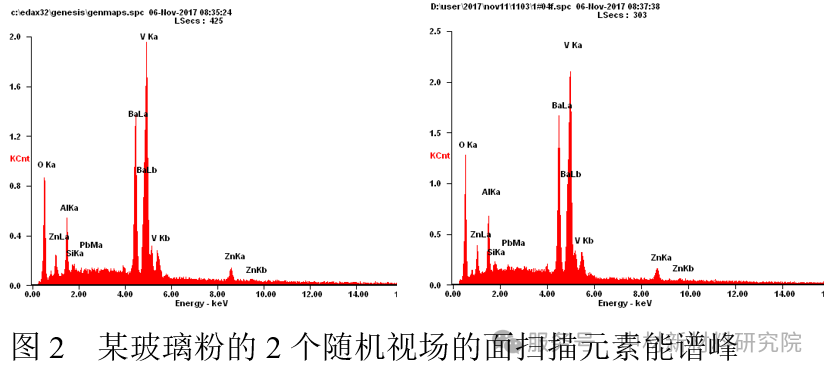 扫描电镜的能谱元素分析在微区物相检测中的应用
