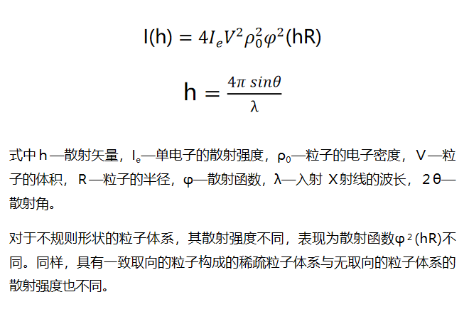 小角X射线衍射（SAXS）应用指南