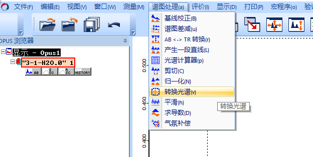 红外光谱的原理、结构以及软件分析数据示例
