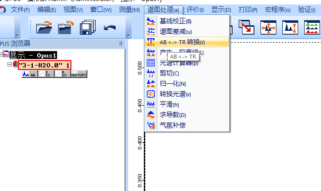 红外光谱的原理、结构以及软件分析数据示例
