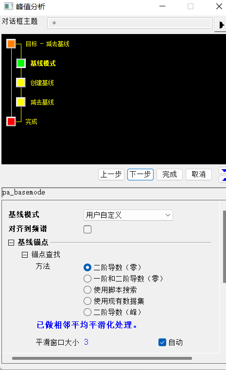 Origin作图——基线校正