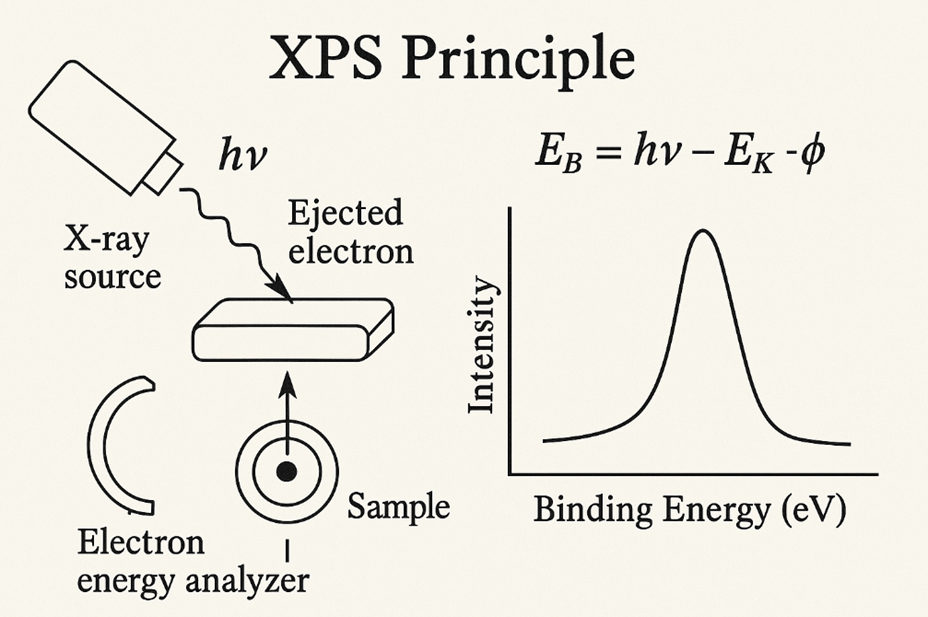 X射线光电子能谱（XPS）：原理、数据分析和软件