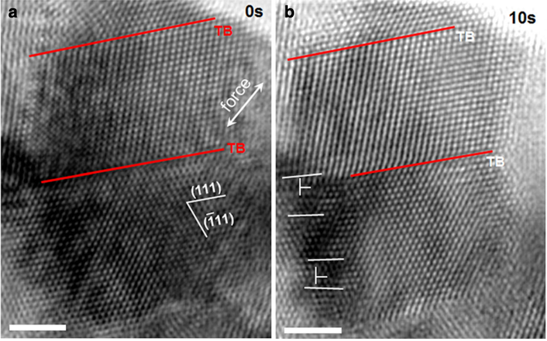 TEM案例分享：首次捕捉纳米孪晶铂全/位错动态转换