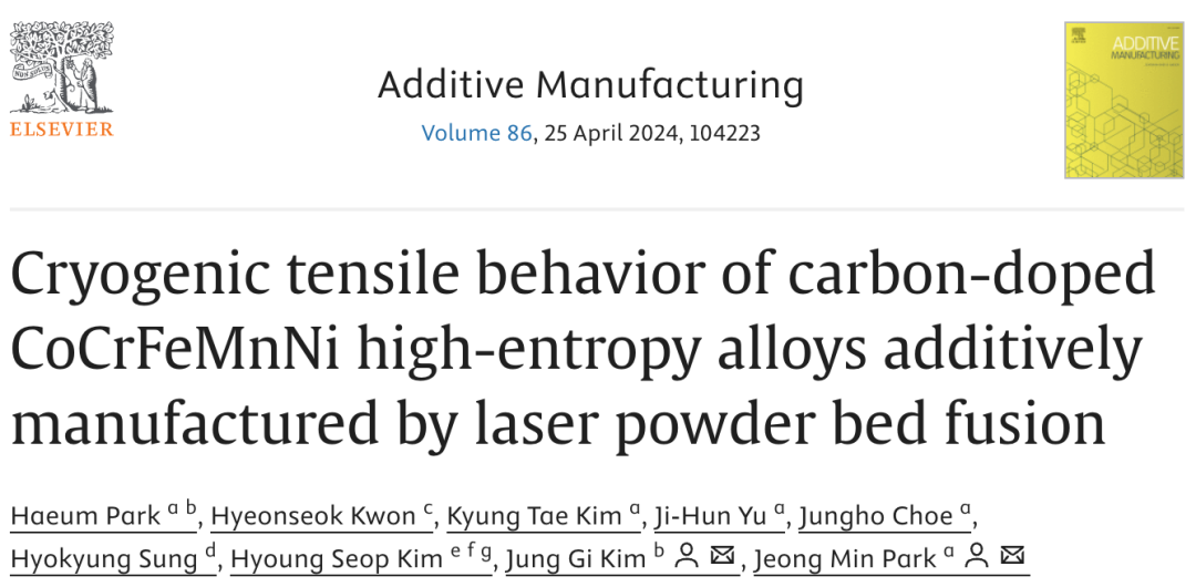 TEM案例分享：碳掺杂CoCrFeMnNi合金，增材制造+纳米孪晶协同实现低温超延展