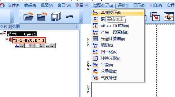 红外光谱的原理、结构以及软件分析数据示例