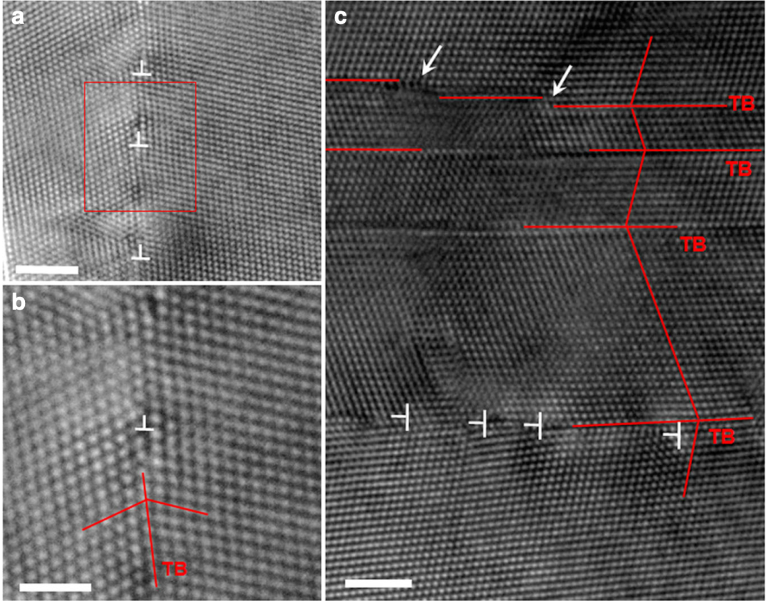 TEM案例分享：首次捕捉纳米孪晶铂全/位错动态转换