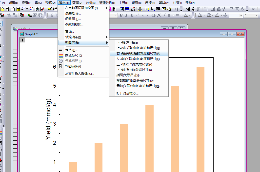 Origin：绘制多Y轴