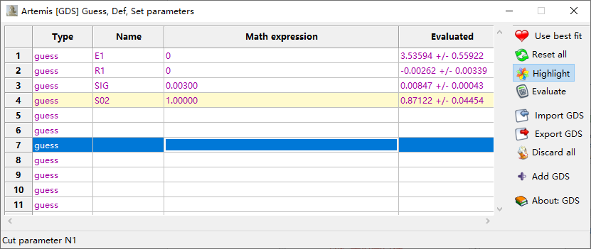 XAS数据处理Cu foil & CuO & Cu2O & sample流程示例（Artemis）