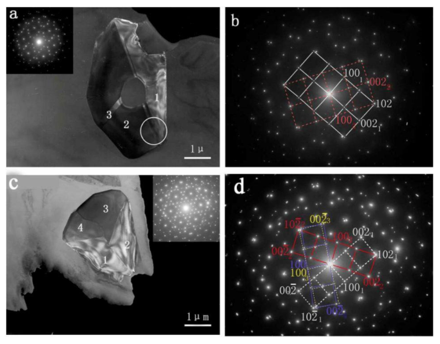 如何解析TEM选区电子衍射？