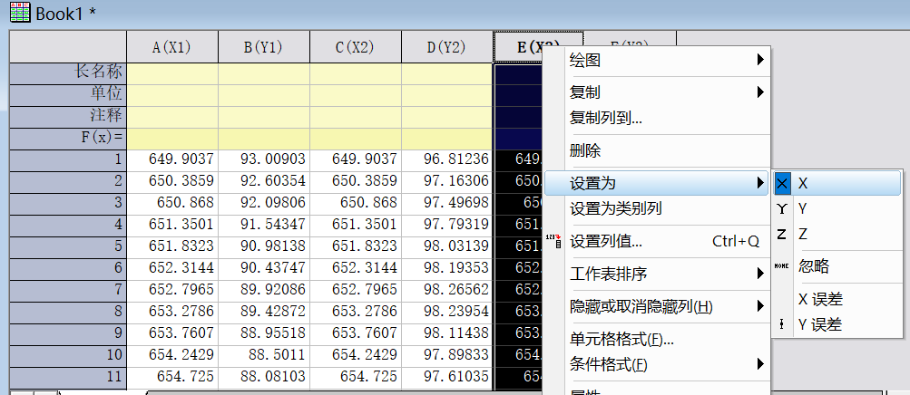 Origin 绘制红外光谱