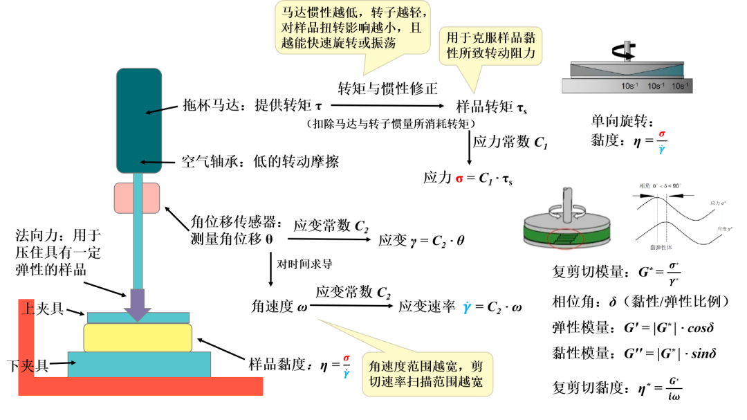 旋转流变仪：探究从低黏度流体到高强度固体的流动和变形特性