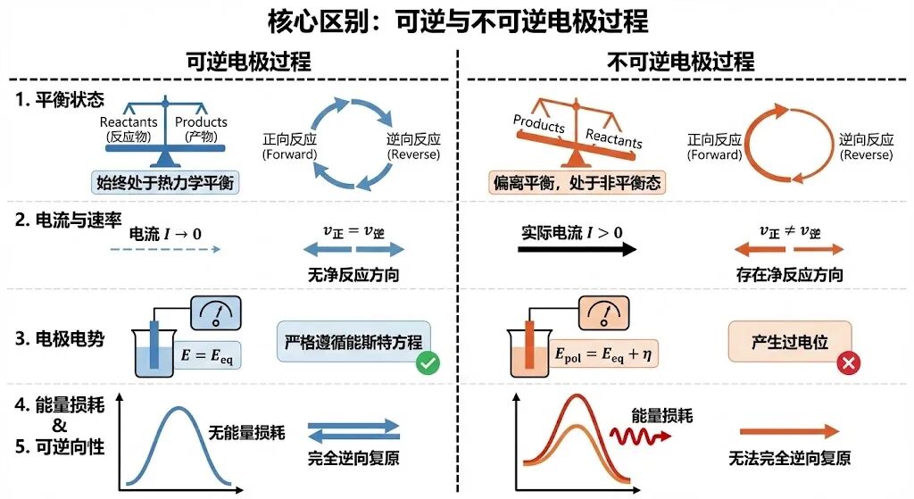 电化学中的“可逆”不是指方向,而是指“有没有损耗” - 华算科技